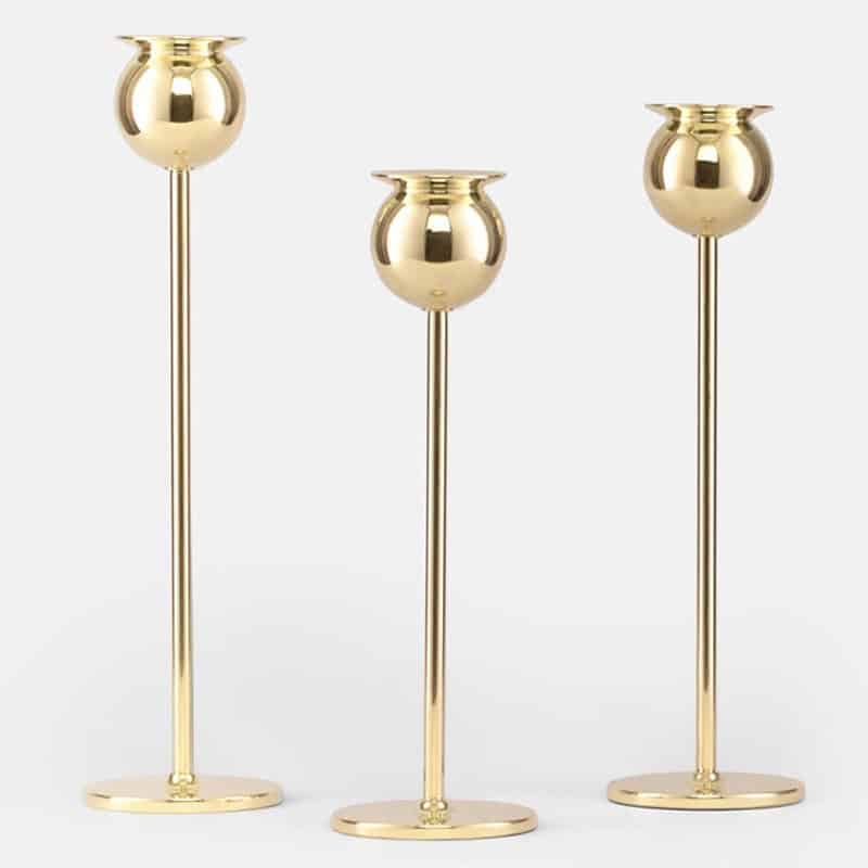 Tulip Candlestick, Set of 3