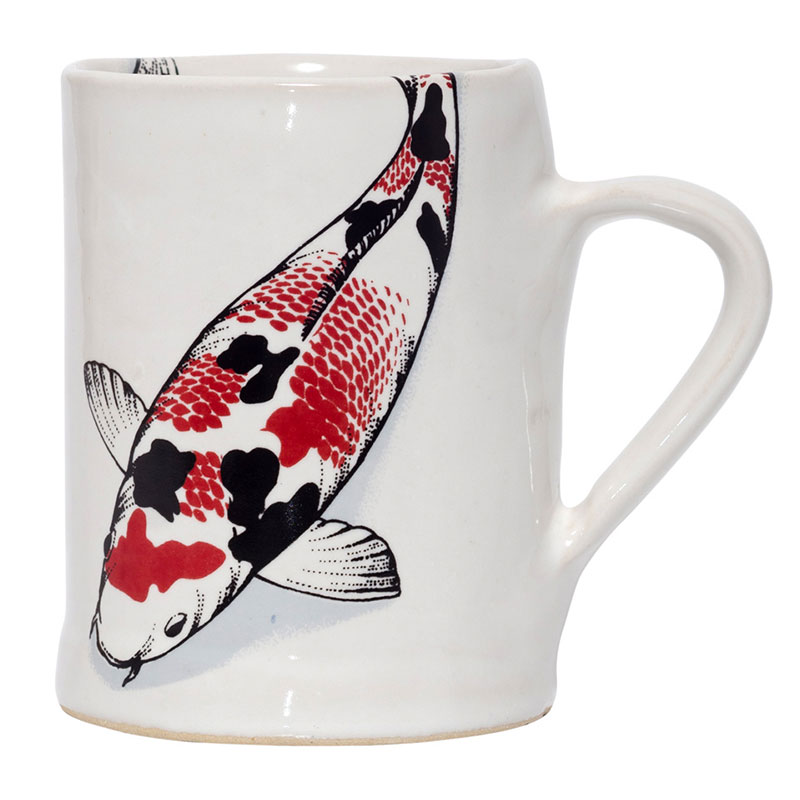 Red Koi Wide Mug