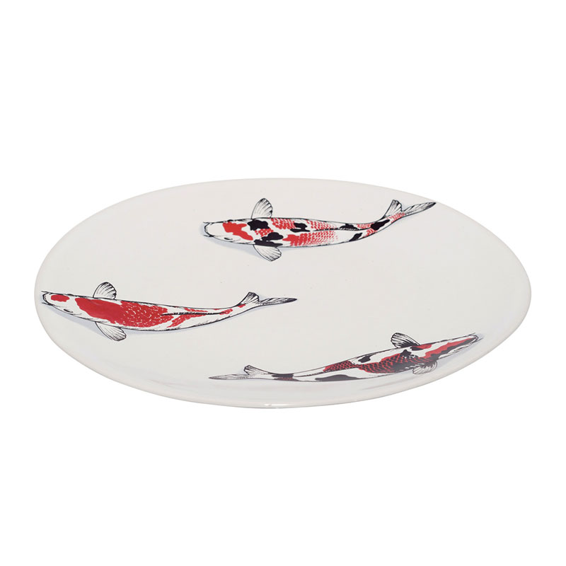 Red Koi Side Plate