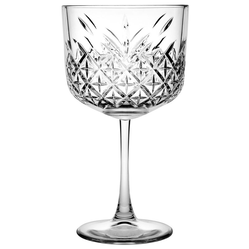 Crystal Cut Gin & Tonic Glass, Set of 4