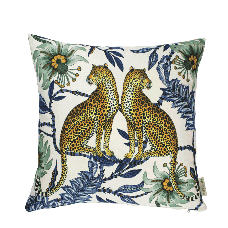 Lovebirds Leopard Scatter Cover