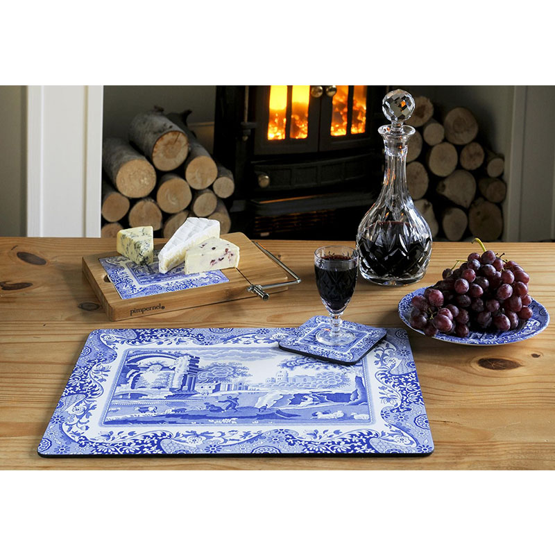 Blue Italian Placemats, Set of 4 - Image 3