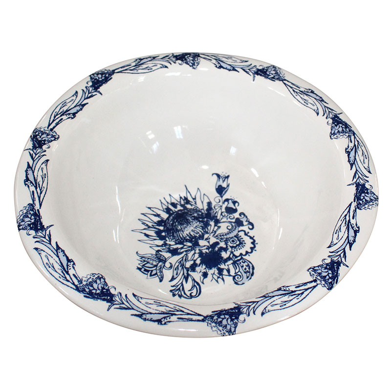Protea Bowl with Rim