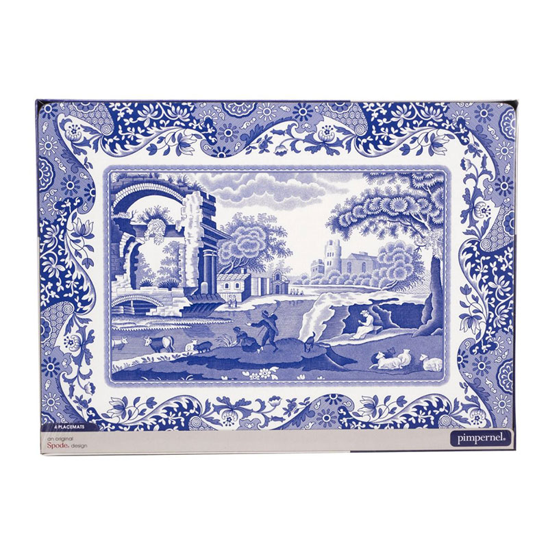 Blue Italian Placemats, Set of 4 - Image 2