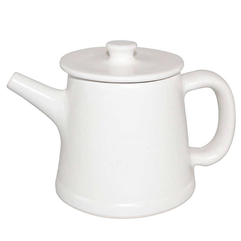 White 2 Cup Teapot