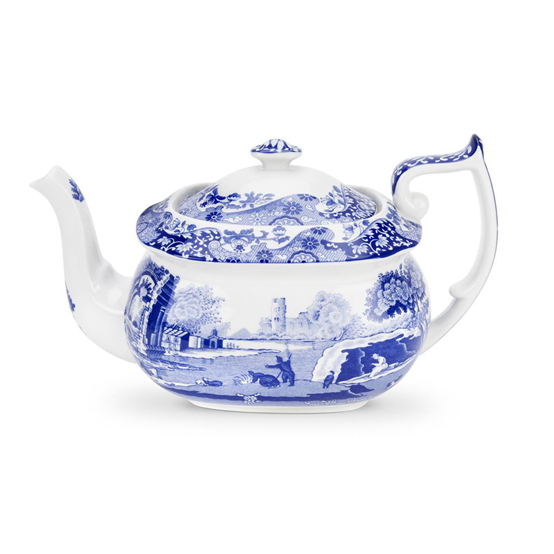 Blue Italian Teapot