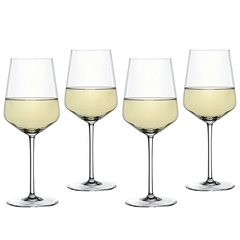 Style White Wine Glasses, Set of 4