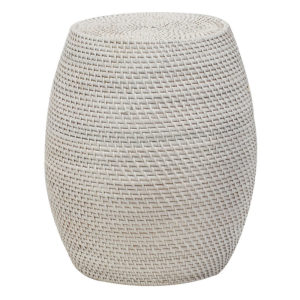 Rattan Drum Stool