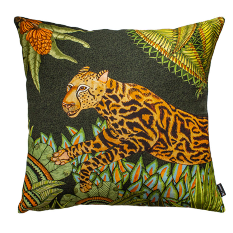 Cheetah Kings Cotton Scatter Cover