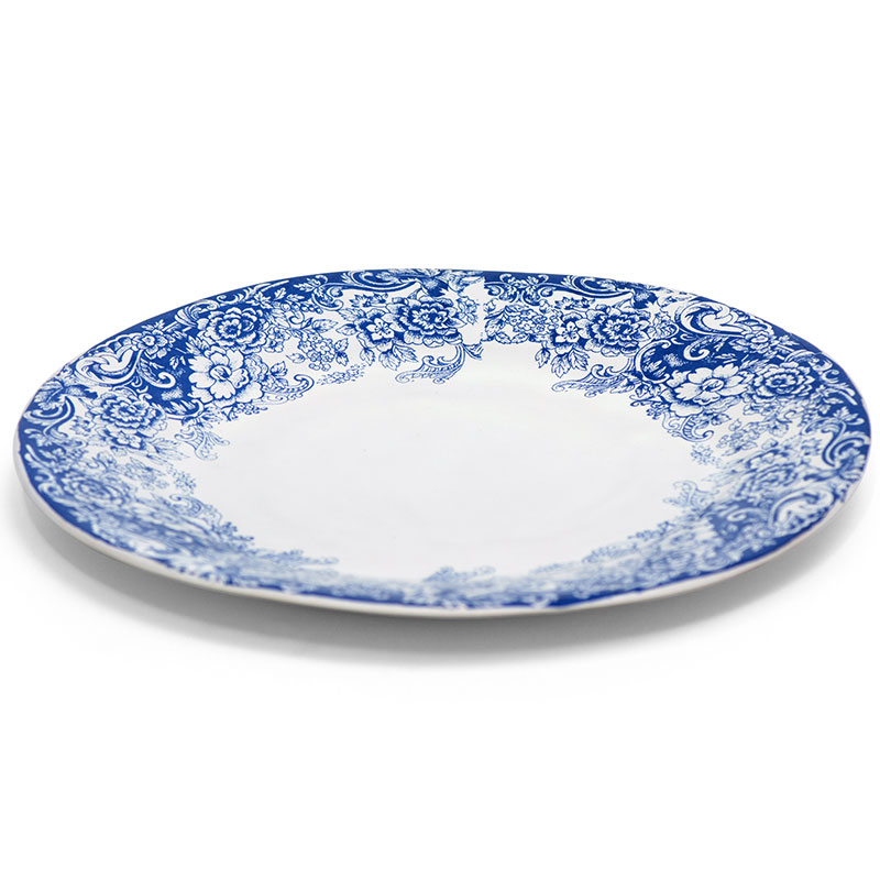 Blue M Dinner Plate