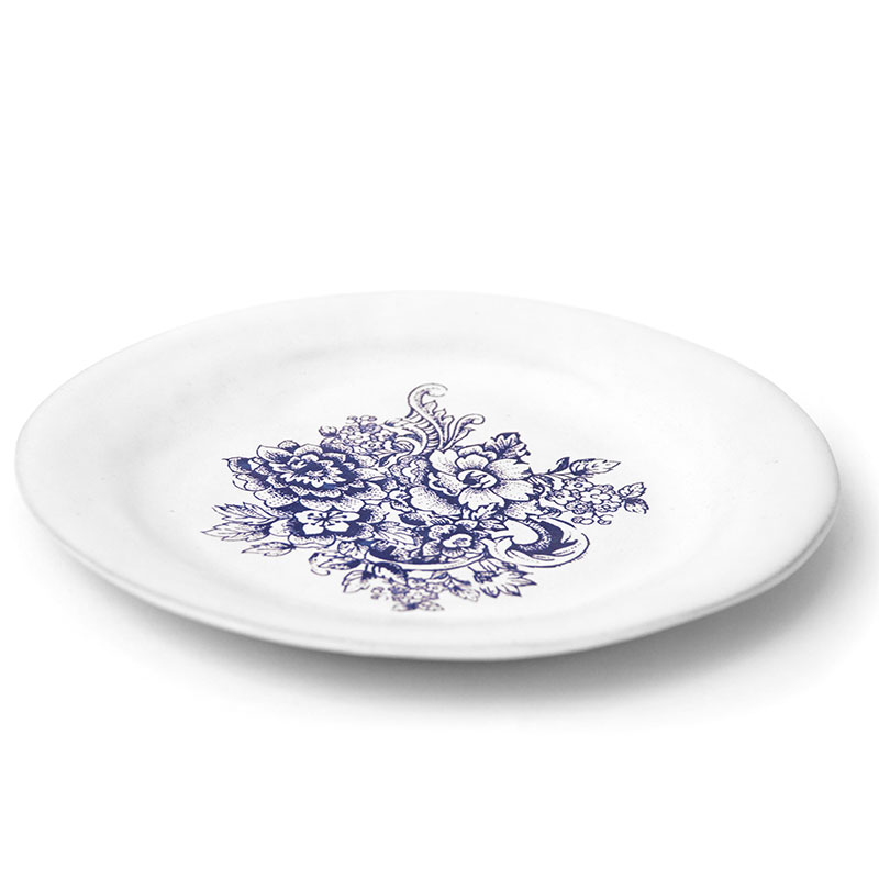 Blue M Motif Side Plate