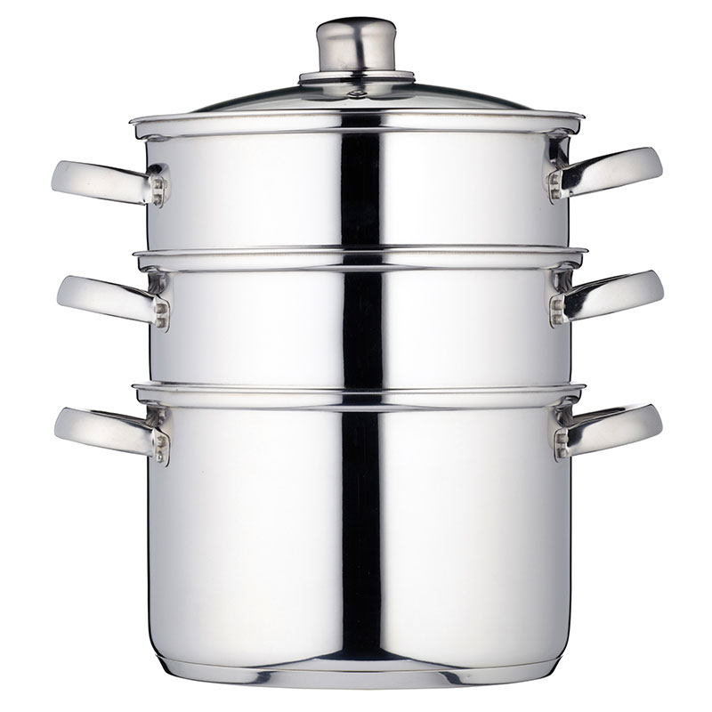 Stainless Steel Three Tier Steamer