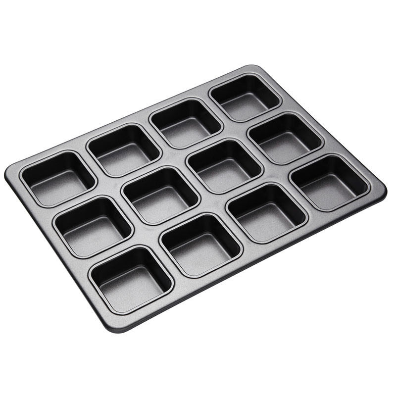 Non-Stick Large 12 Hole Square Brownie Pan