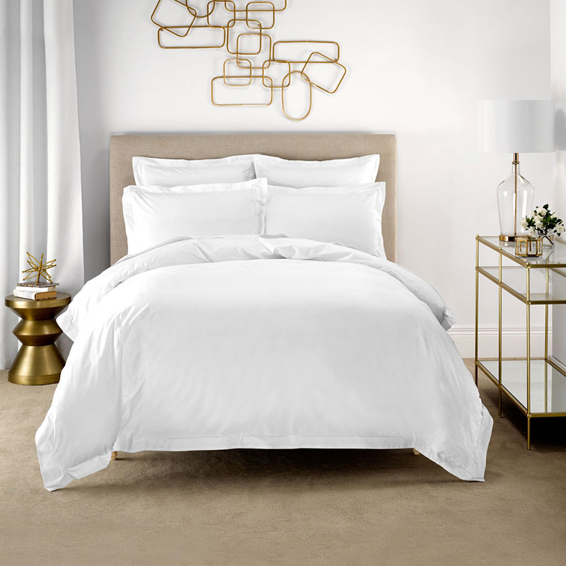 White Elka Duvet Cover & Pillowcase Set