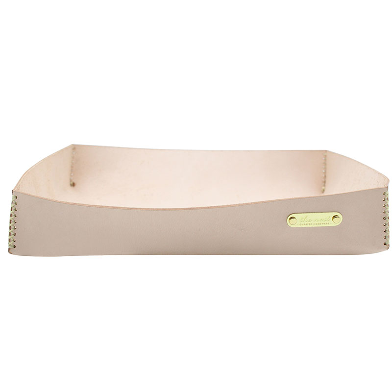 Square Leather Tray - Image 2