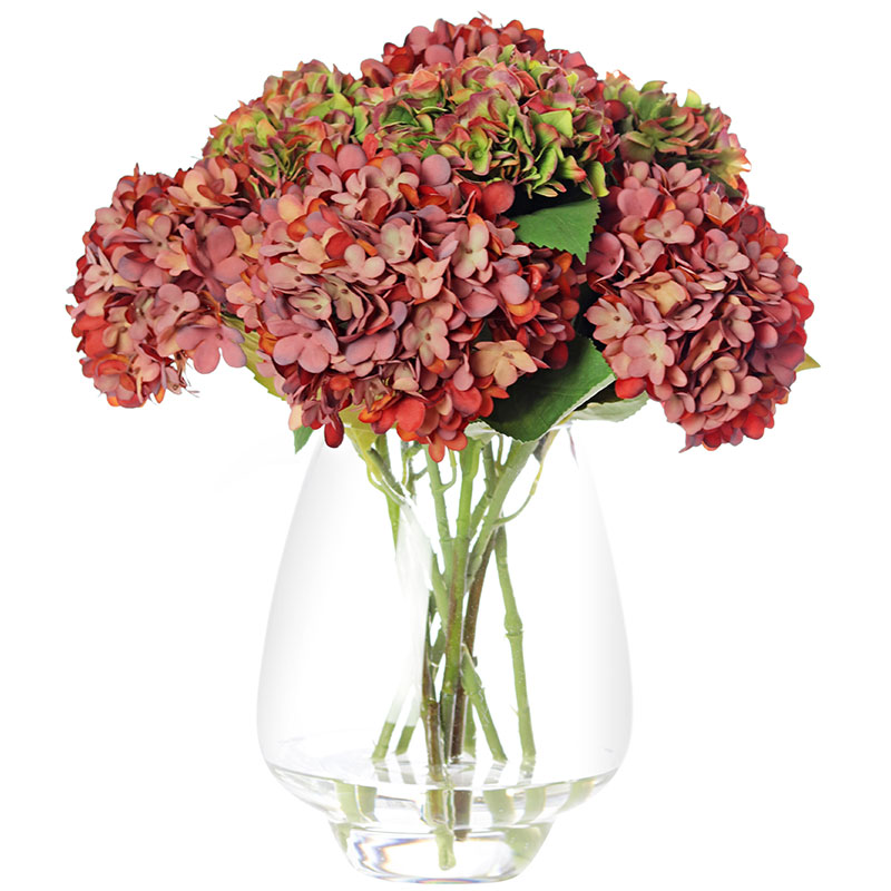 Orange Hydrangea Arrangement