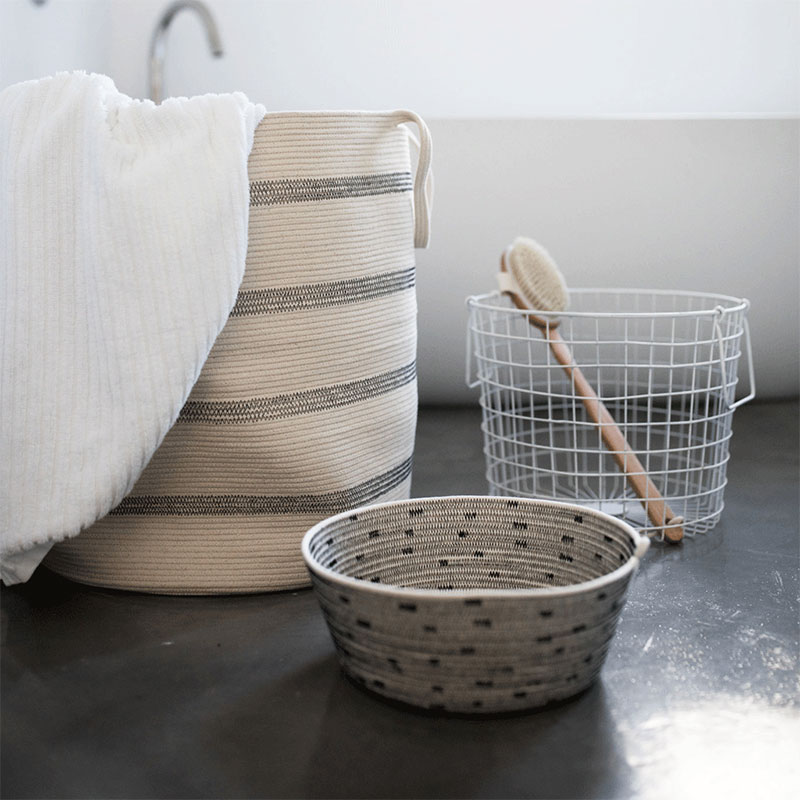 Large Cylinder Floor Basket - Image 2