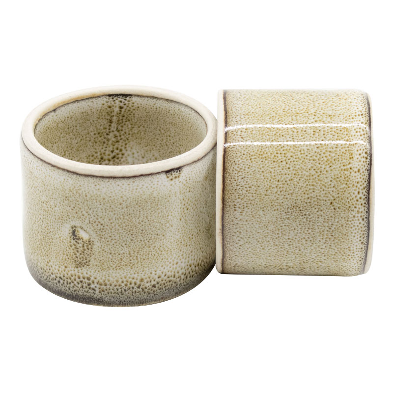 Ceramic Monochromatic Napkin Ring, Set of 4