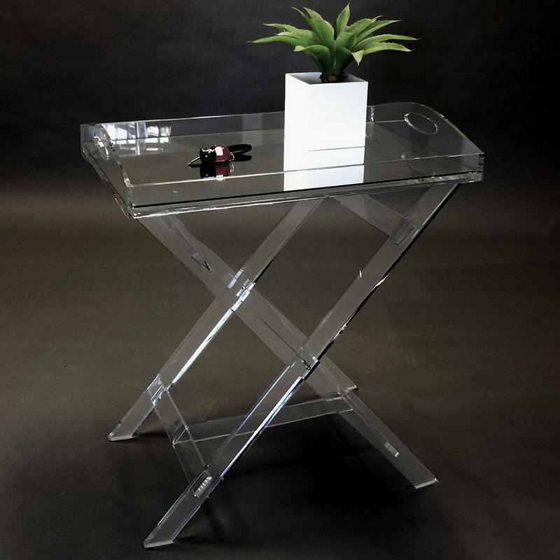 Perspex Butlers Tray with Stand - Image 2