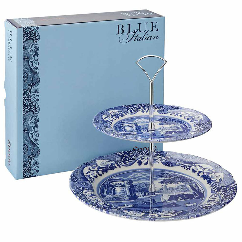 Blue Italian Cake Stand - Image 2