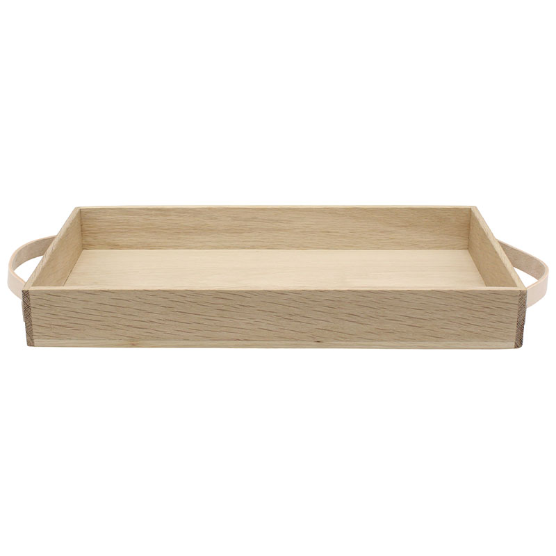 Modern Tray with Leather Handles - Image 3