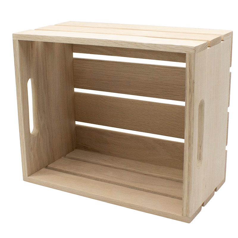 Oak Storage Crate