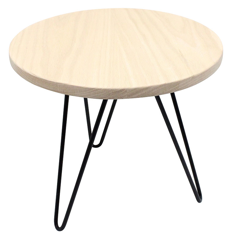 Oak Tripod Side Table - Image 2