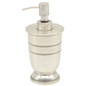 Pewter Beaded Soap Dispenser