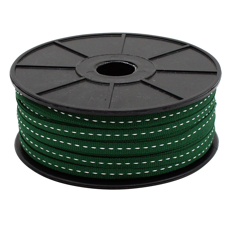 Bottle Green Centre Stitch Ribbon Roll