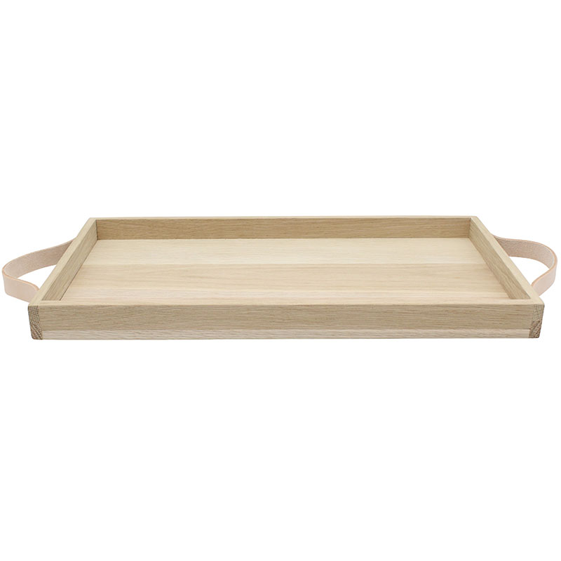 Nordic Tray with Leather Handles
