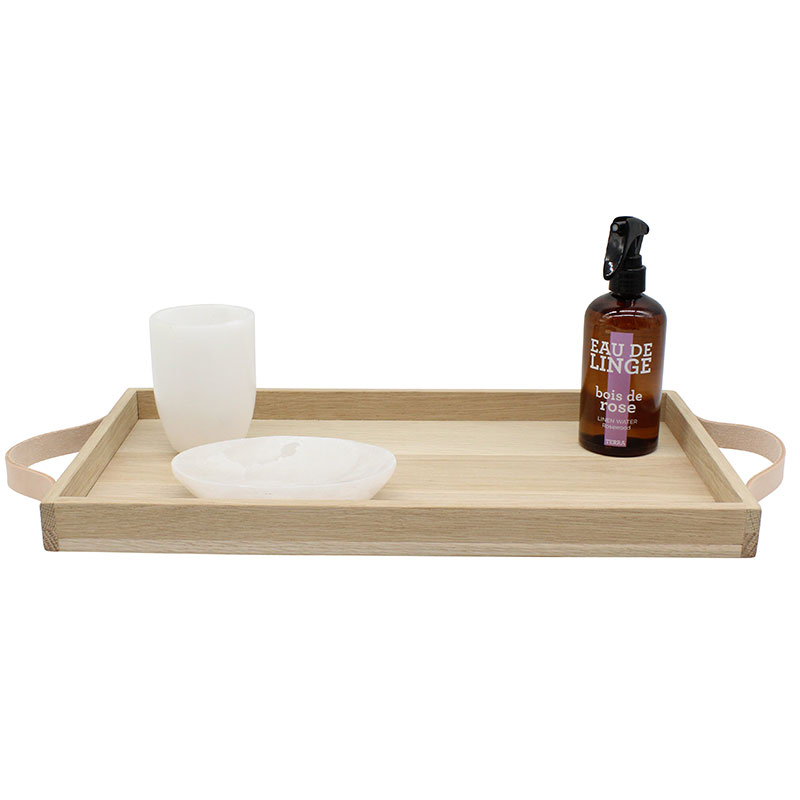 Nordic Tray with Leather Handles - Image 2