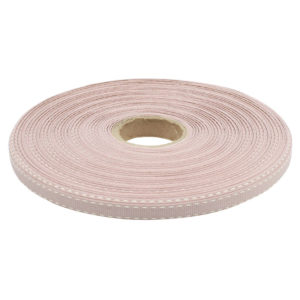 Vintage Pink Saddle Stitch Ribbon Roll