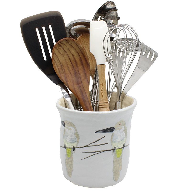 Nature Utensil Holder with Lip