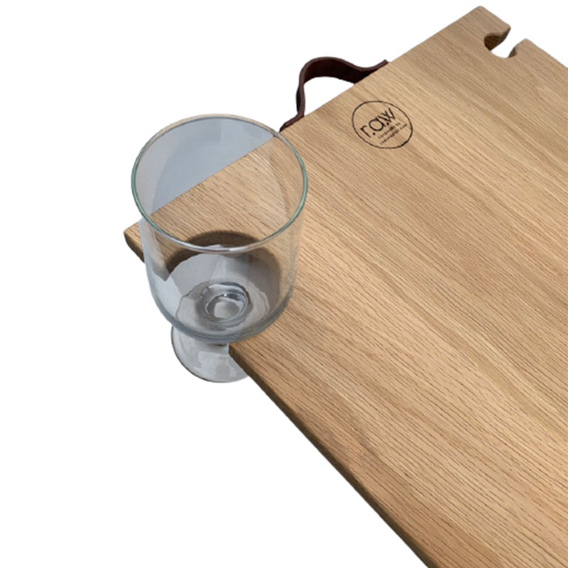 Oak Picnic Table, with Beer/Gin Glass Cut-Out - Image 6