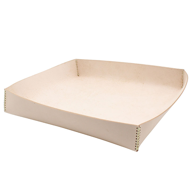 Square Leather Tray - Image 3