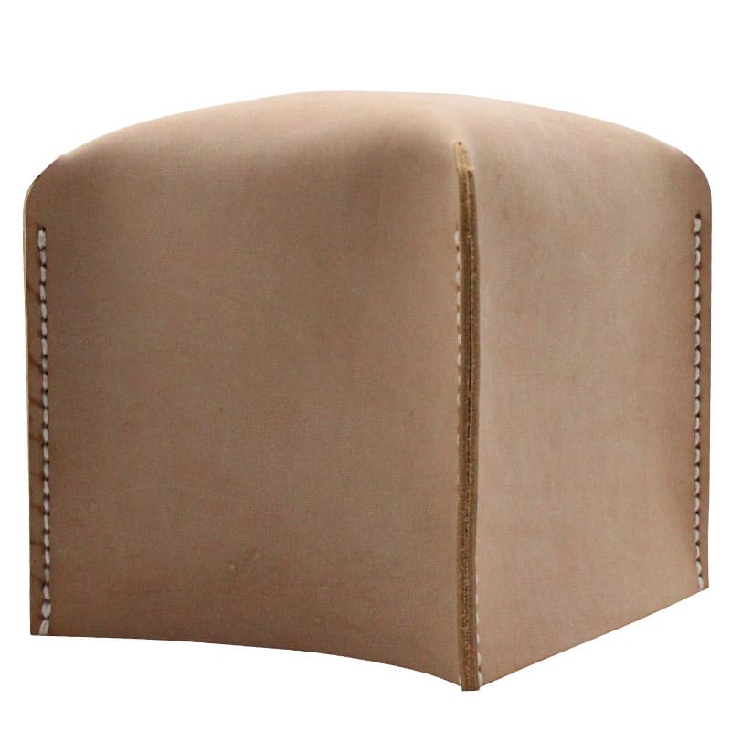Square Leather Tissue Box