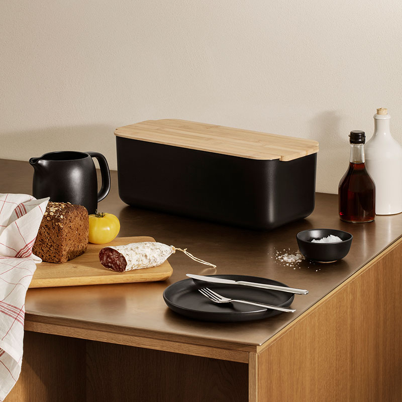 Bread Bin with Wooden Top - Image 10