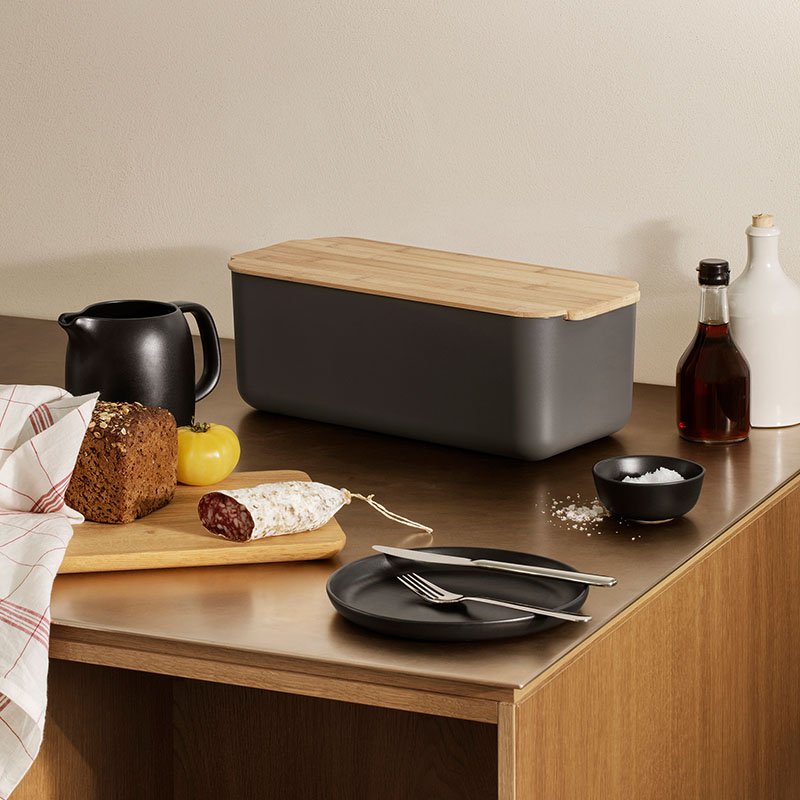 Bread Bin with Wooden Top - Image 7