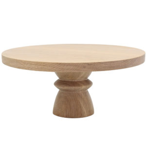 Oak Cake Stand - Short