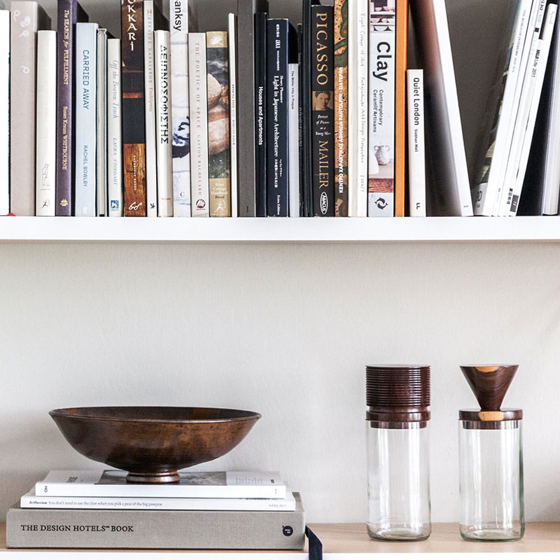 Clear Glass Mahogany Jar - Image 3