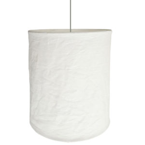 Off White Linen Collapsible Pendant