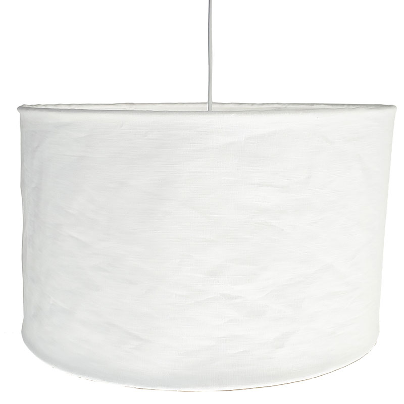 White Linen Collapsible Pendant