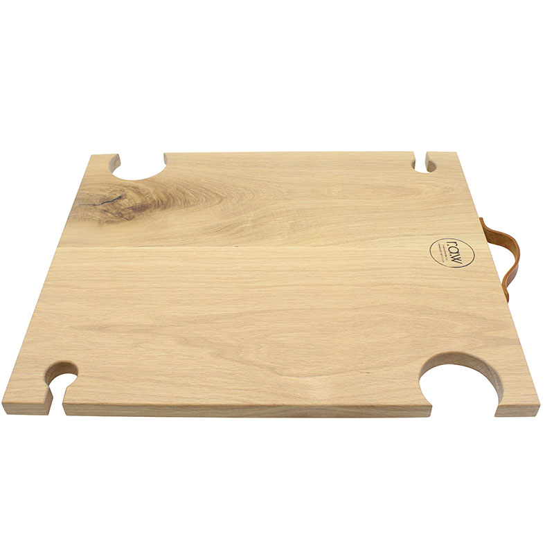 Oak Picnic Table, with Beer/Gin Glass Cut-Out - Image 2
