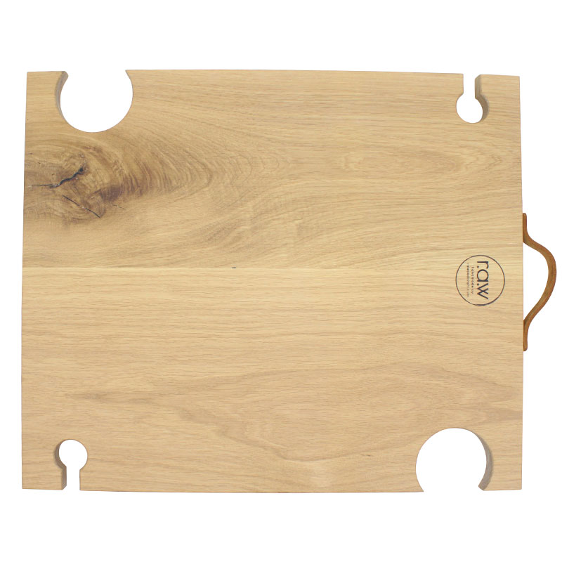 Oak Picnic Table, with Beer/Gin Glass Cut-Out - Image 3