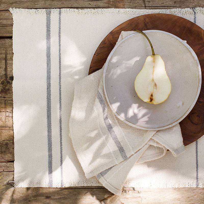 Striped Country Napkins, Set of 4 - Image 4