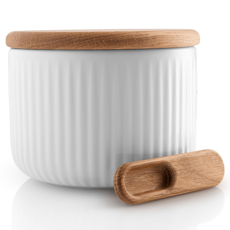 Nova Salt Cellar with Lid & Spoon