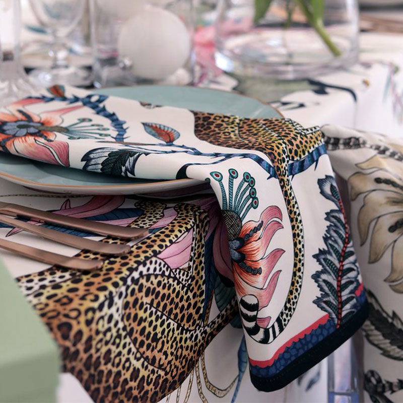 Leopard Napkins, Set of 6 - Image 5