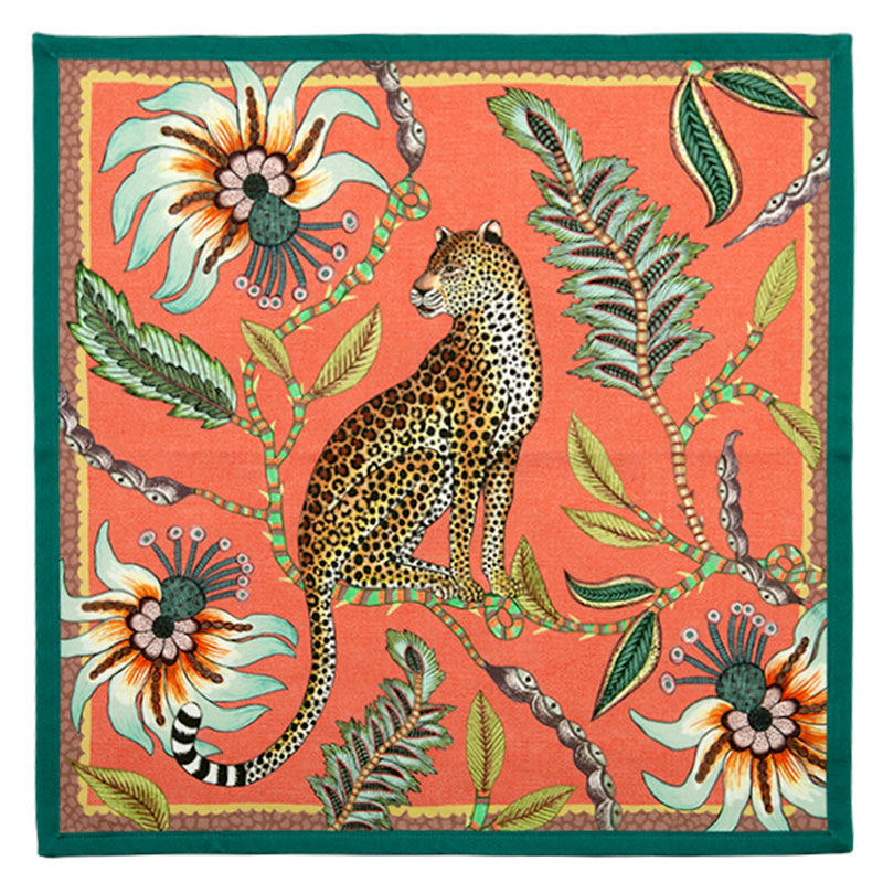 Leopard Napkins, Set of 6