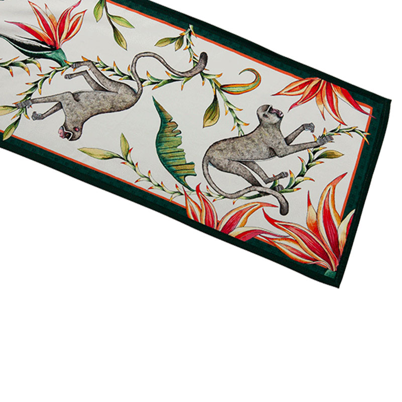 Monkey Paradise Table Runner