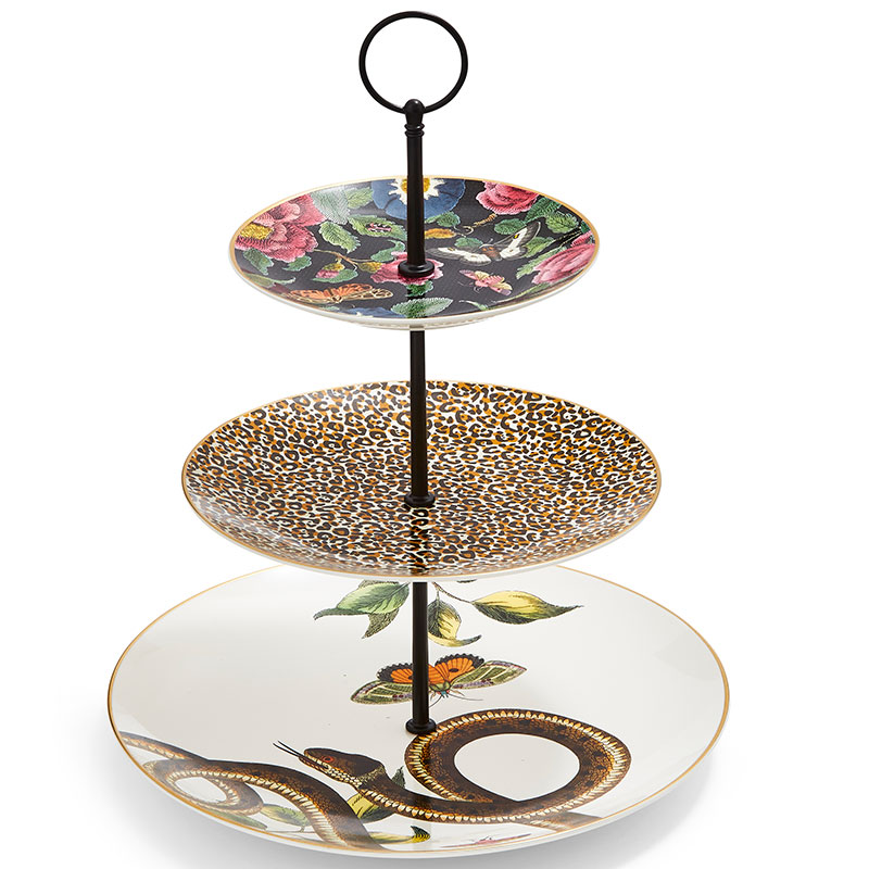 Creatures of Curiosity 3-Tier Cake Stand